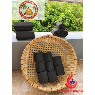 Than(xuất khẩu loại 1), than sạch, than không khói BBQ(1kg/11-12 viên) KDCD Thịnh Phương