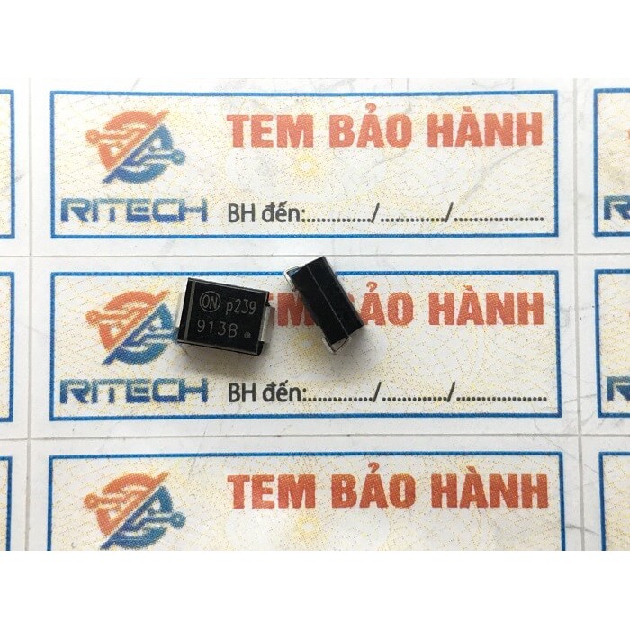 Combo 15 chiếc 1SMB5913B kí hiệu 913B Diode Zenner SMD 3.3V 3W DO-214AA