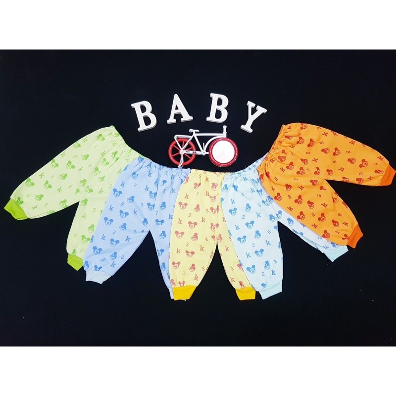 quần chục nỉ nhung/Nỉ in mickey siêu ấm cho bé 5-11kg