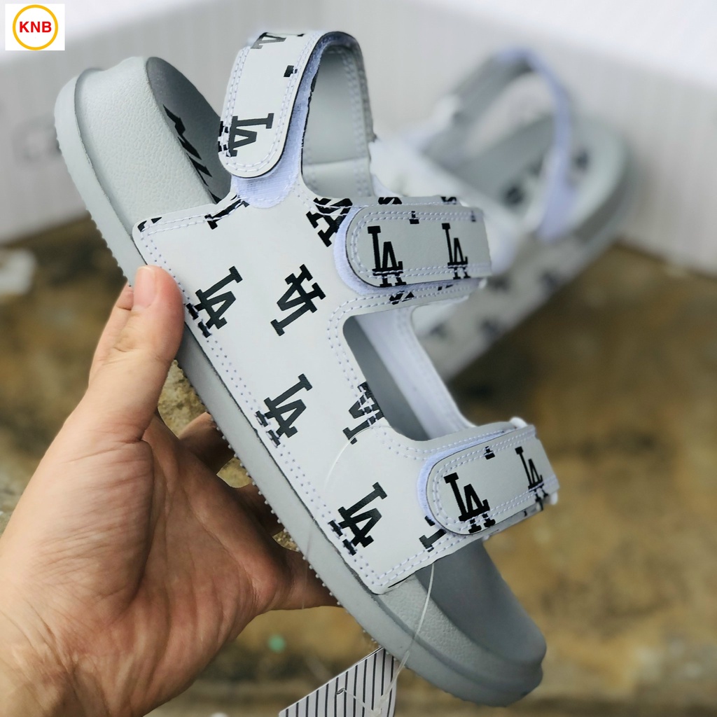 Giày Sandal -FREESHIP-Dép Sandal nam nữ thể thao 𝐌𝐋𝐁 full mẫu bền đẹp đế bằng siêu nhẹ học sinh,LA full xám