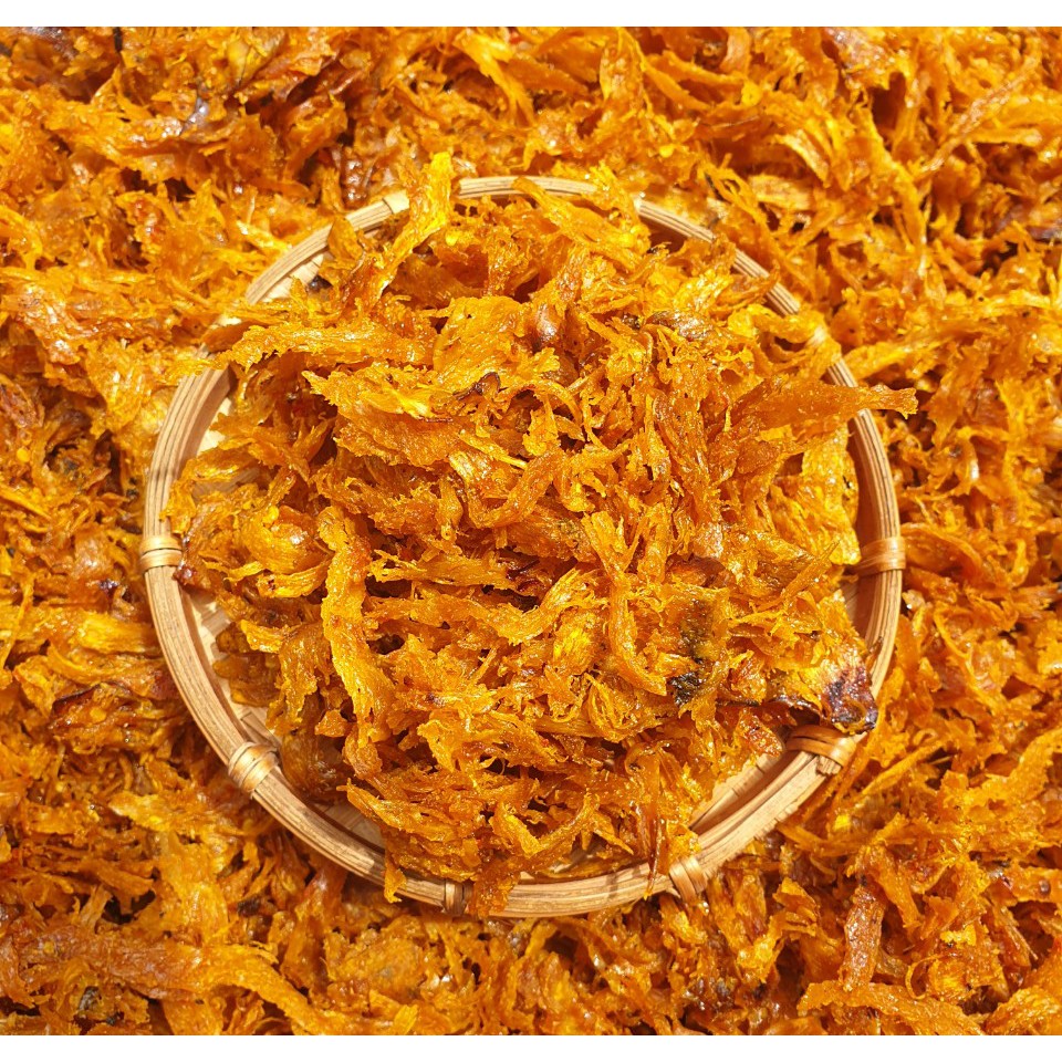 Khô Mực Xé Sợi Tẩm Vị Bình Định Lon 300Gram | BigBuy360 - bigbuy360.vn