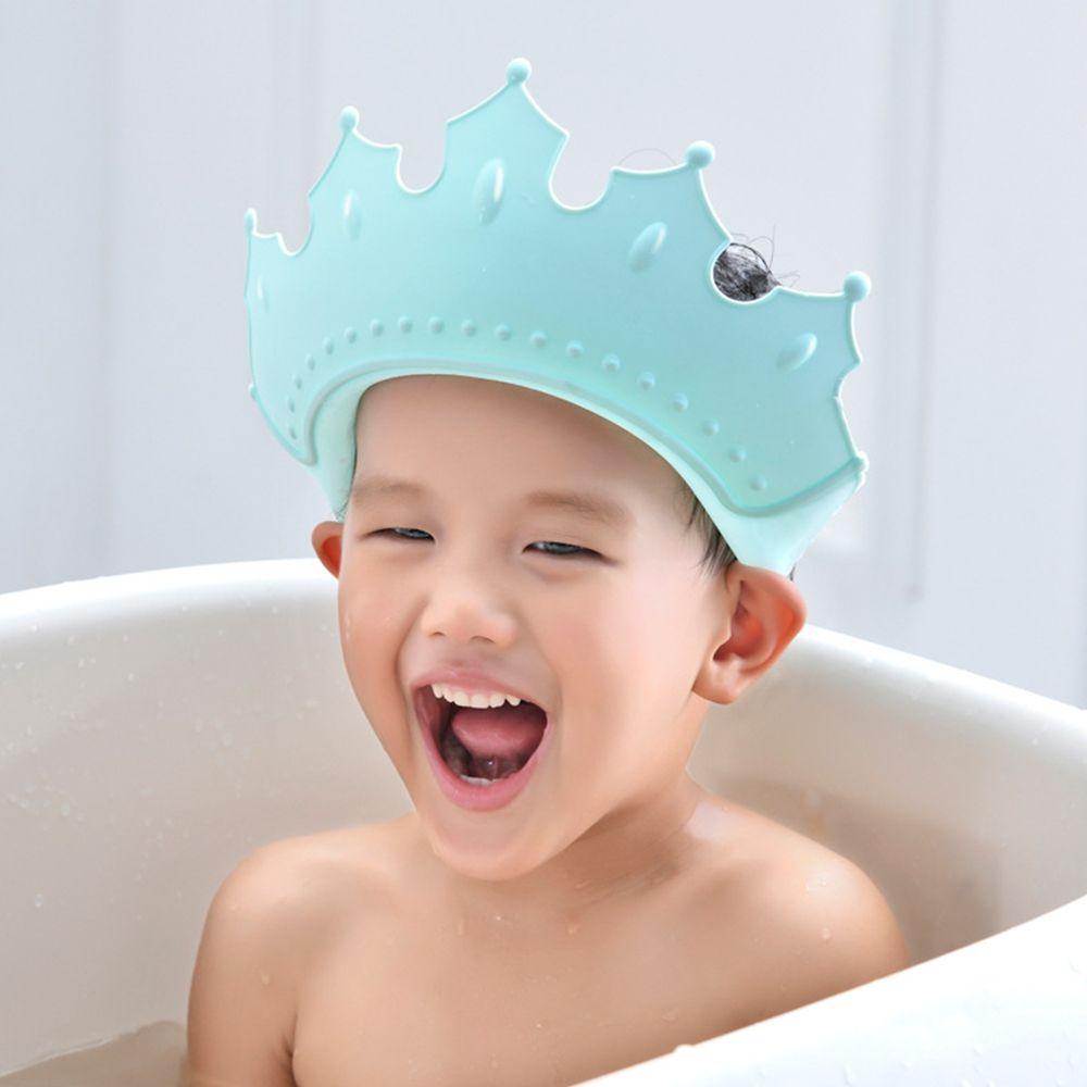 Mũ Chắn Nước Gội Đầu Bảo Vệ Mắt Và Tai Bằng Nhựa Màu Trơn An Toàn Cho Bé