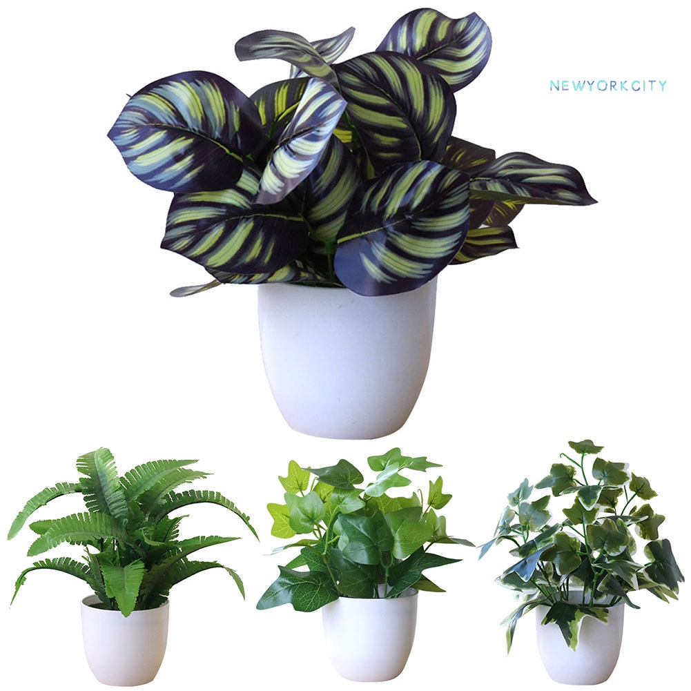 Chậu Cây Bonsai Giả Trang Trí Bàn Làm Việc