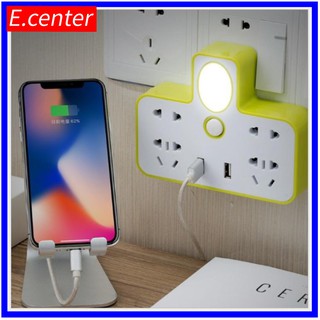 Ổ cắm điện đa năng kết hợp cổng usb & đèn ngủ