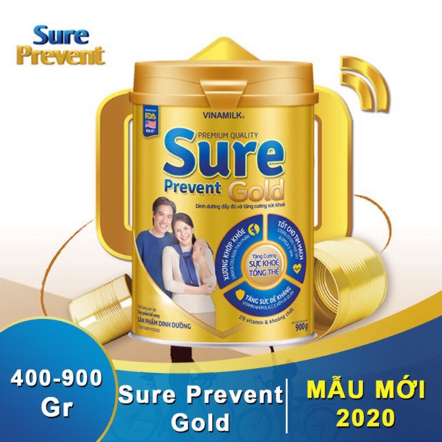 Sữa bột Vinamilk Sure Prevent 900g