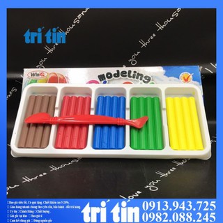 Đất nặn thủ công 5- 10 màu HỒNG ÂN - vanphongphamnhanvan