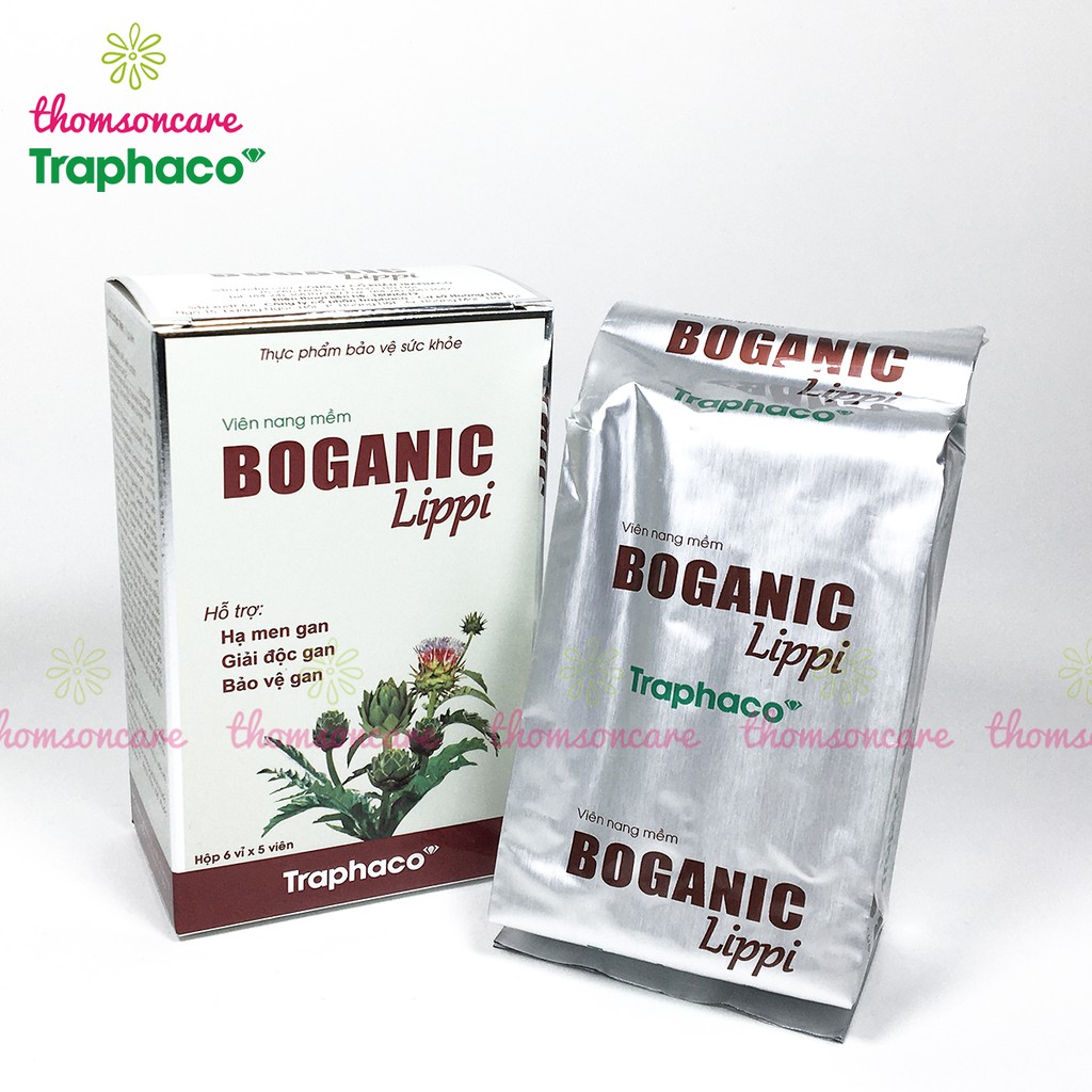 Boganic Lippi - giải độc gan, hạ mỡ máu - bảo vệ gan - Chính hãng Traphaco Chính hãng | BigBuy360 - bigbuy360.vn