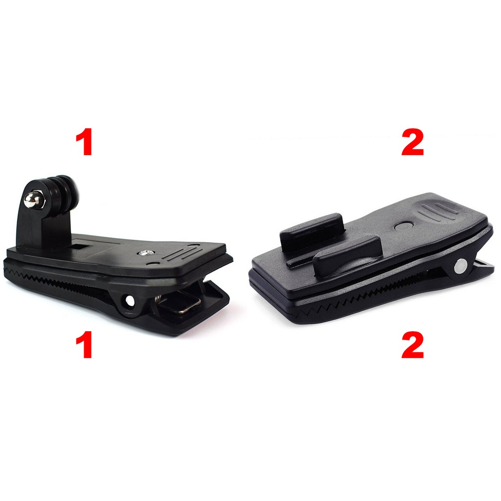 Kẹp balô 360 độ cho gopro, sjcam - Phụ kiện đa năng nhất