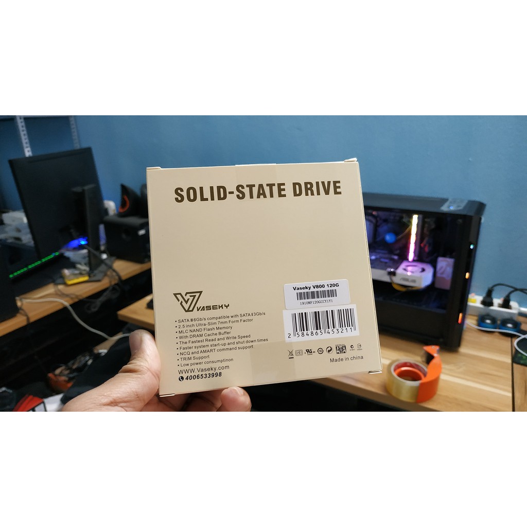 Ổ Cứng Thể rắn SSD VASEKY 120G New BH 36T Lỗi 1 đổi 1 | BigBuy360 - bigbuy360.vn