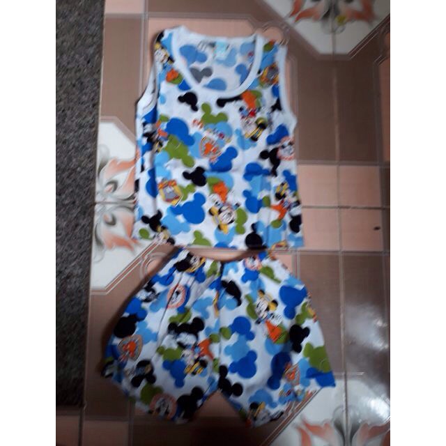 Combo 2 bộ lanh ba lỗ cho bé trai