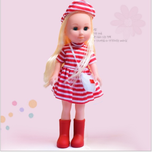 [Hàng Sẵn] Búp bê Barbie 3D Vinl Không Độc Hại, Không Mùi Xinh Xắn cho bé Gái