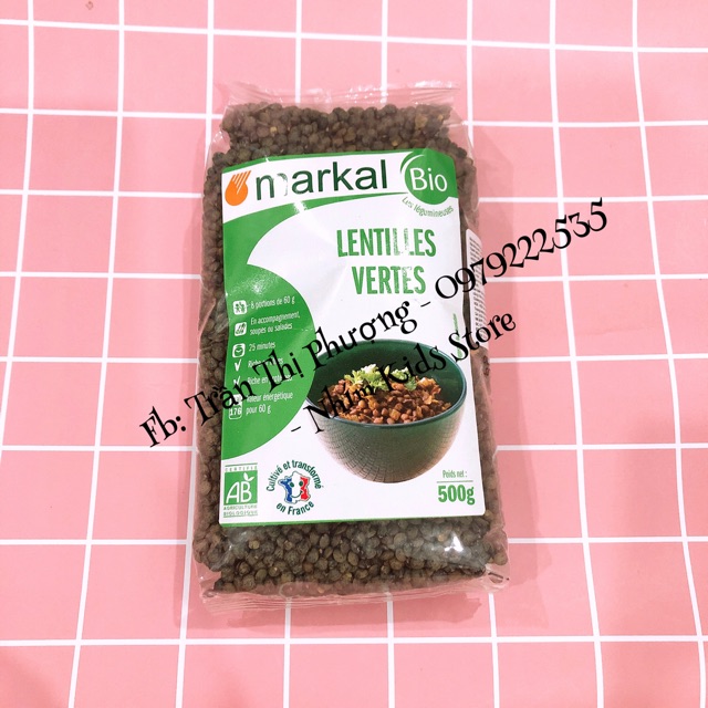 Đậu lăng xanh Markal 500g