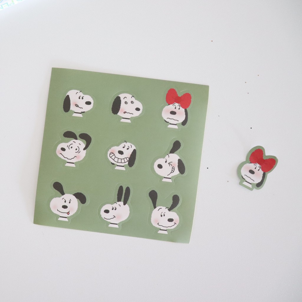 Cute Snoopy Stickers For Computer And Phone Decoration