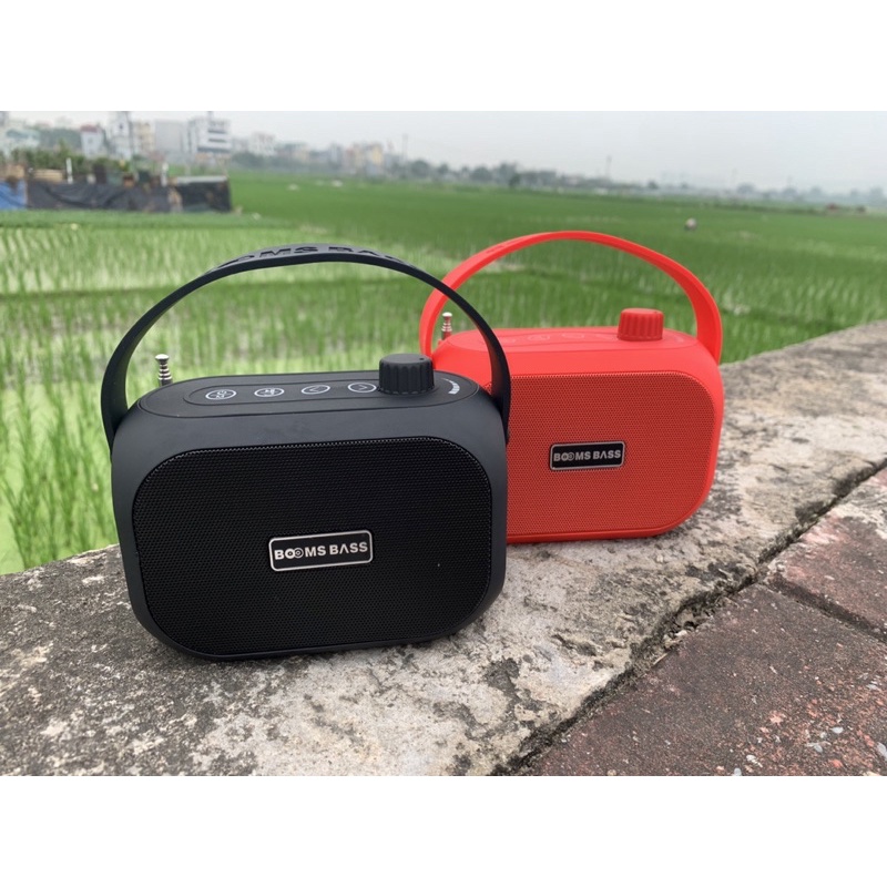 Loa Bluetooth Mini BOMBASS L15 Chất Lượng Âm Thanh Đỉnh Cao - Quai xách tiện lợi - Bass mạnh
