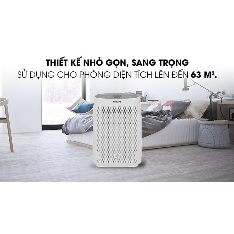 [Mã ELHA10 giảm 6% đơn 5TR] Máy lọc không khí Philips AC1215/10 Series 1000 (63m² - Hàng chính hãng)