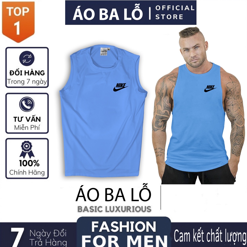 Áo Ba Lỗ Sát Nách In Logo - Tanktop Thể Thao Cao Cấp Thoáng Mát, Chất Vải polyester Chuyên Thể Thao Thun Lạnh Co Giãn