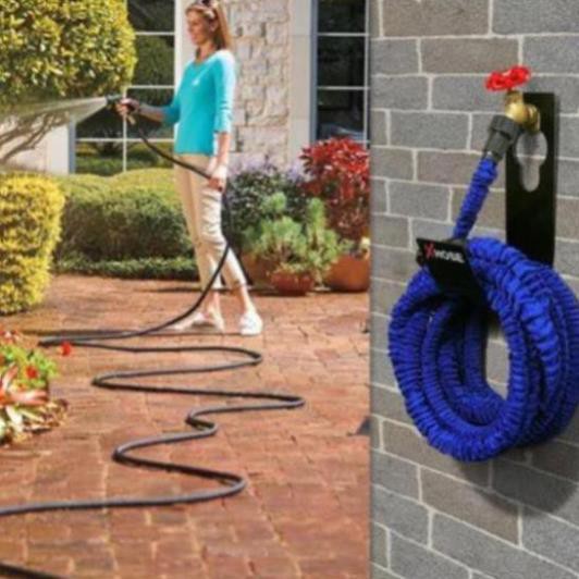 Bộ vòi xịt tăng áp giãn nở thông minh MAGIC HOSE 22,5m (75ft) - xịt nước co giãn đa năng tiện dụng kéo dài.