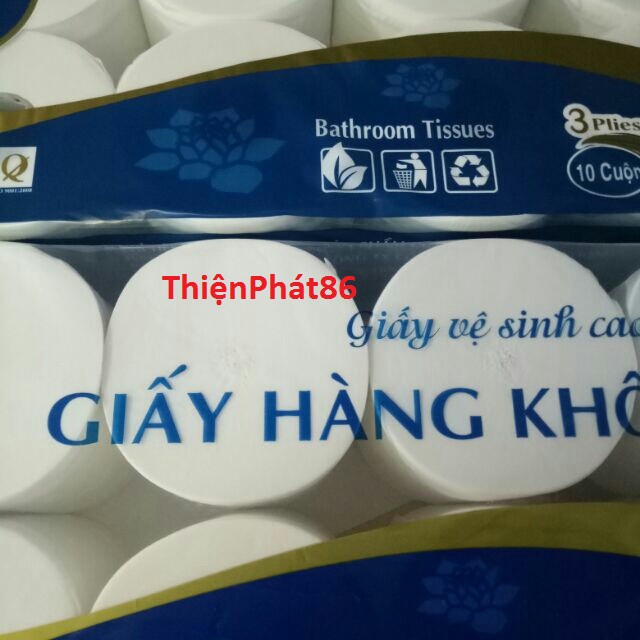 Giấy vệ sinh Hàng không Vietnam Airlines dây 10 cuộn (Hàng đẹp)