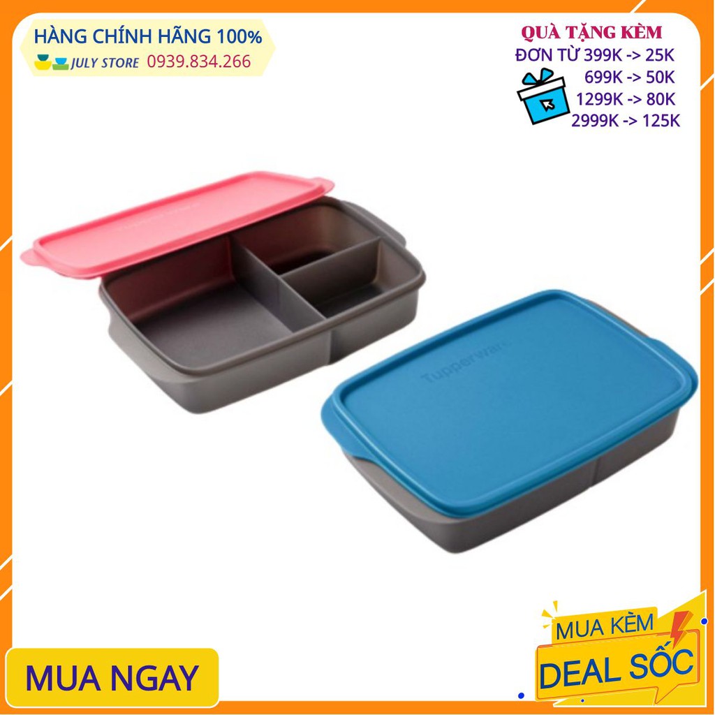 Hộp Cơm ❤️ Freeship Extra ❤️Tupperware Cool Teen chia ngăn xinh xắn