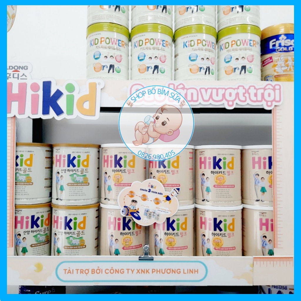 Sữa Hikid vani, hikid dê phát triển chiều cao vượt trội dành cho bé từ 1 tuổi
