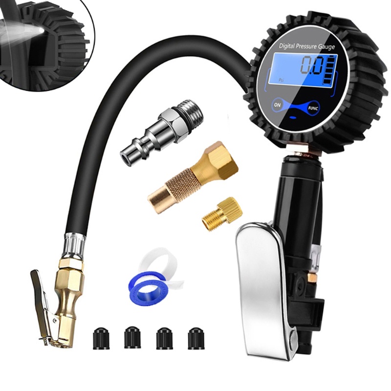 Mâm Cặp Nén Khí 200 PSI Kèm Ống Cao Su Chịu Lực Tốt