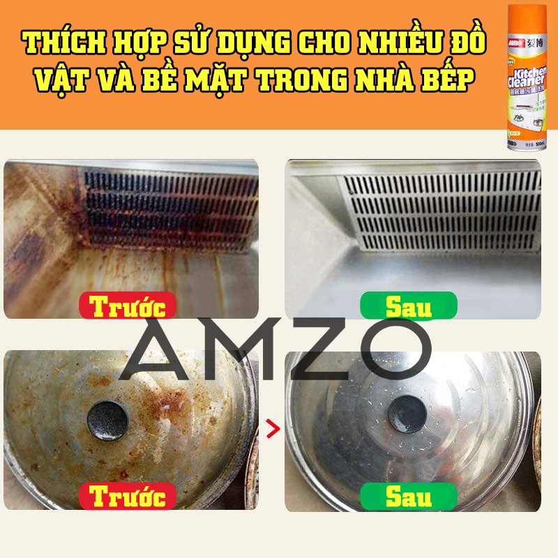 Chai xịt vệ sinh nhà bếp kitchen cleaner - AMZO