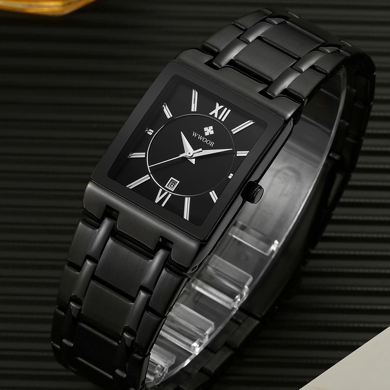 Đồng Hồ Đeo Tay Chống Nước WWOOR Masculino-8858 Bằng Thép Không Gỉ Sang Trọng Dành Cho Nam