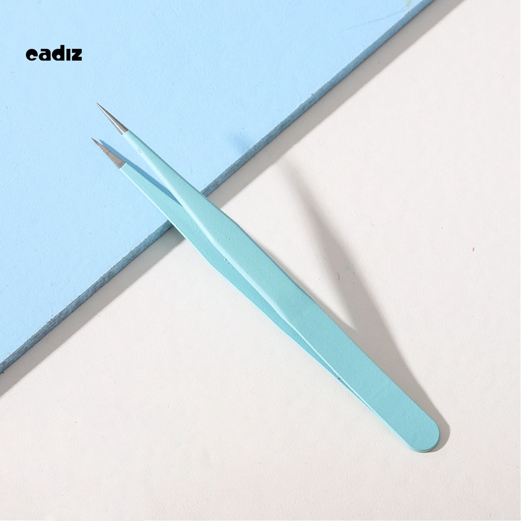 [Hàng mới về] Nhíp thẳng dùng để đính đá trang trí móng tay độ đàn hồi cao không biến dạng tiện dụng