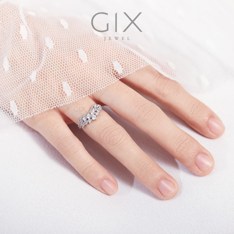 Nhẫn vương miện bạc Gix Jewel SPGN51