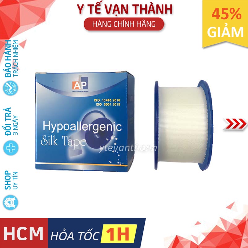 ✅ Băng Keo Lụa Dùng Trong Y Tế: Silk Tape -VT0386