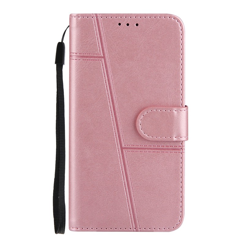 Samsung Galaxy Note20/ Note20 Ultra Simple style Solid color Phone Casing Advanced business Flip PU Leather Cover Stand Support Wallet Case