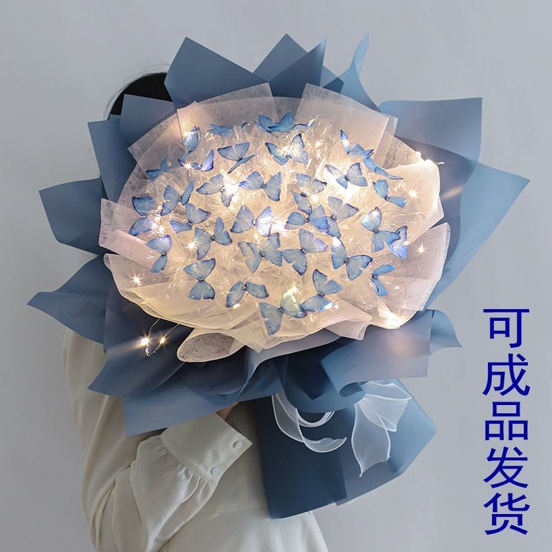 Bó Hoa Hình Bướm Sáng Tạo Chất Lượng Cao Dùng Làm Quà Tặng Cho Bạn Gái