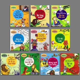 Sách - Truyện Tranh Ngụ Ngôn Dành Cho Thiếu Nhi (Bộ 10 quyển)