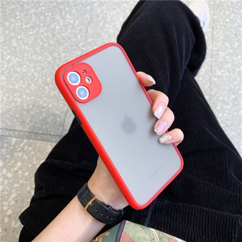 Ốp điện thoại mềm màu nhám cho iPhone 11 Pro MAX 6 7 8 Plus XR XS MAX | BigBuy360 - bigbuy360.vn