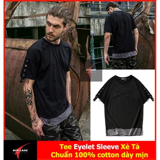 ⚡️[CHỈ 1 NGÀY]  Áo Tee Layer Eyelet Sleeve Cao Cấp