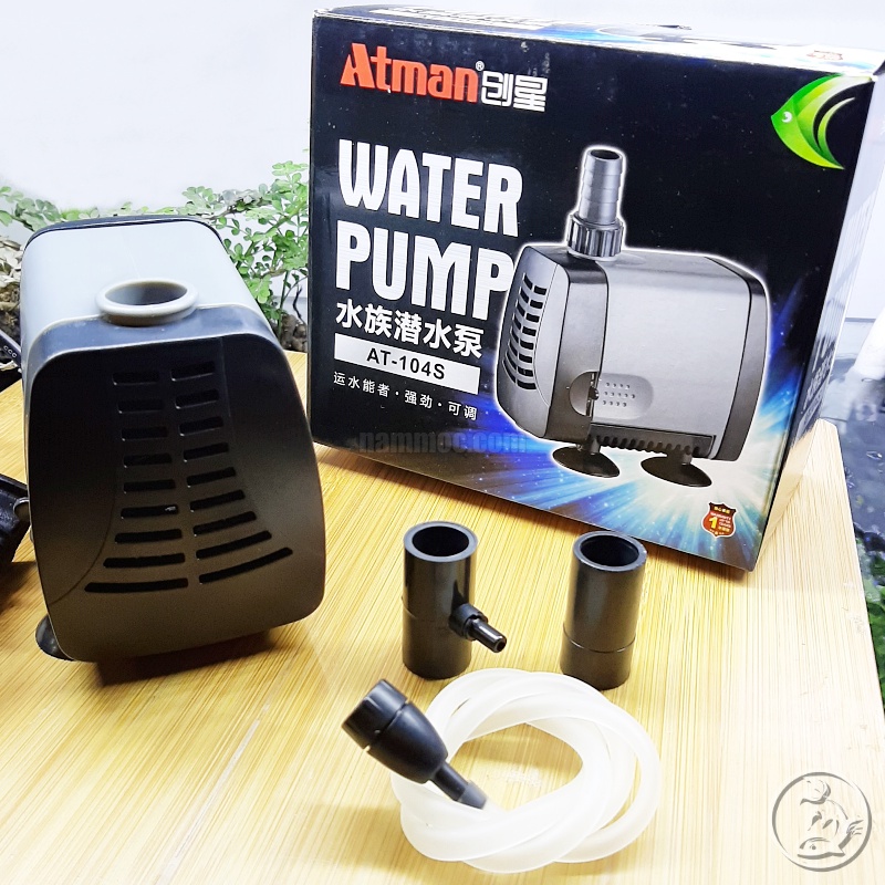 Bơm Atman AT 104S - Máy Bơm Bể Cá Thế Hệ Mới Êm Ái, Tiết Kiệm Điện