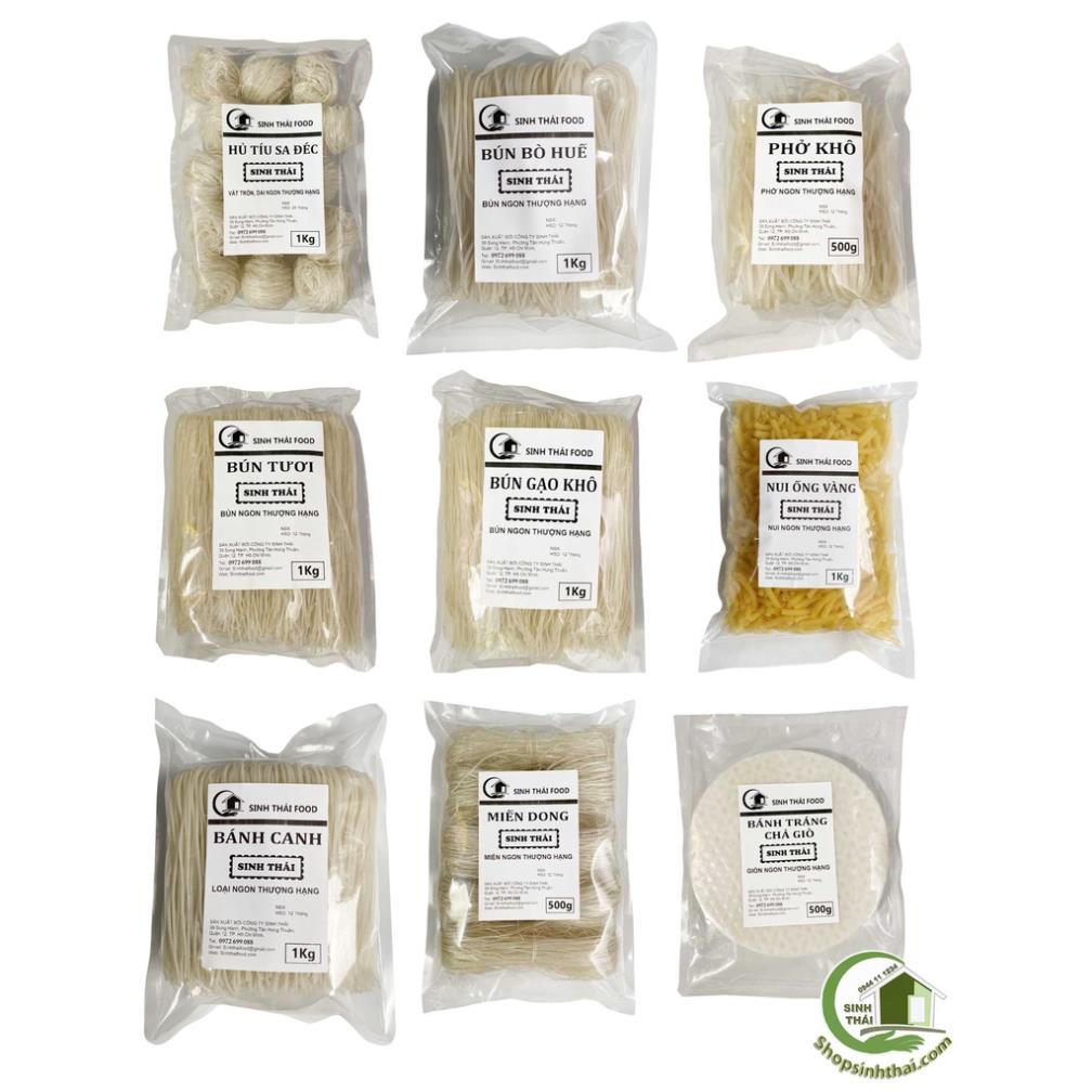 Bún tươi, phở khô, miến dong, hủ tíu Sa Đéc, bánh canh - Chọn loại