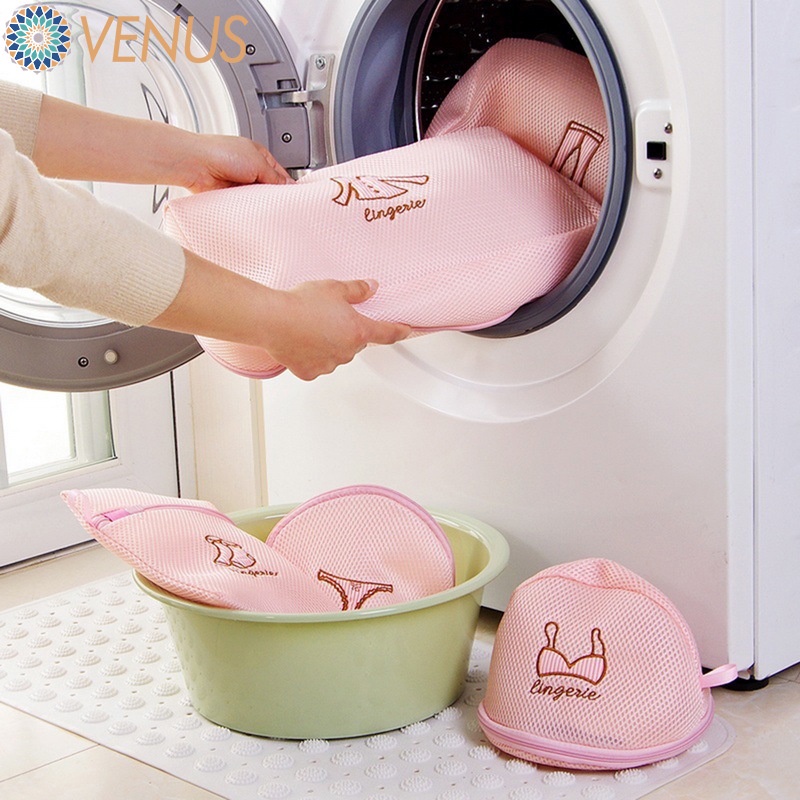 Bộ 4 Túi Lưới Giặt Đồ Lót / Áo Ngực Tiện Lợi