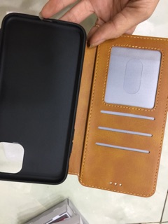 Bao da gập IPhone 11 Pro Max dạng ví cực đẹp