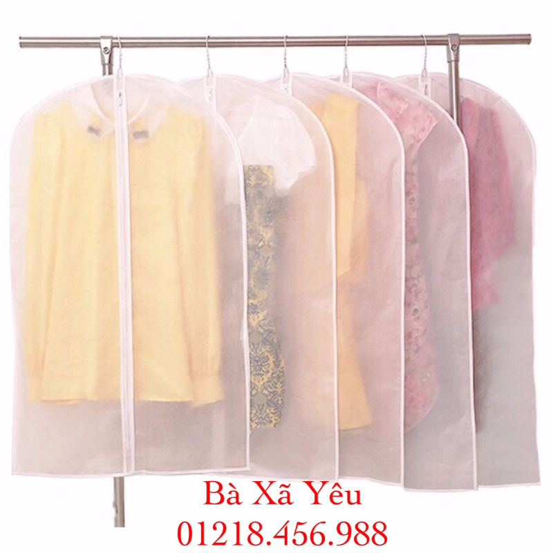 Combo 6 túi bảo quản quần áo vải chống thấm size 60 x100