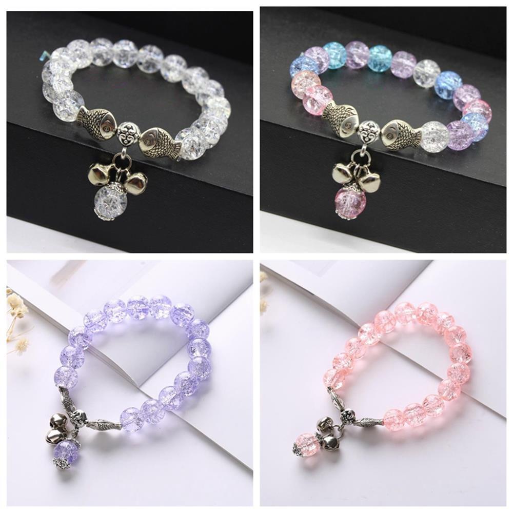 Vòng Tay Chuỗi Hạt Có Chuông Thiết Kế Tinh Tế Thời Trang|Hạt Nổ