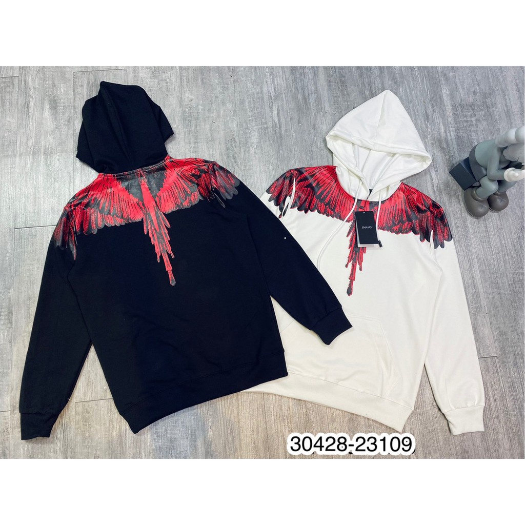 [Ảnh Thật] Áo nỉ mũ hoodie MCL bulong cao cấp 2 màu đen trắng