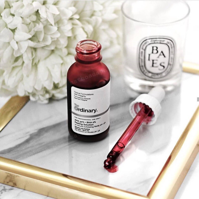 Tẩy da chết hóa học chuyên sâu The Ordinary AHA 30% + BHA 2% Peeling solution - 30ml - Skin.authentic | BigBuy360 - bigbuy360.vn