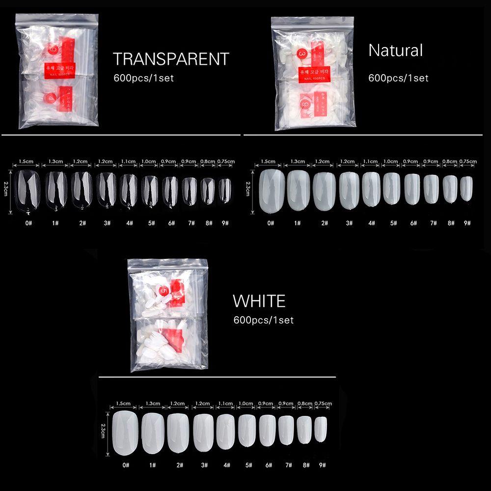 EUCA Móng Tay Giả Acrylic 3 Màu Sắc Trang Trí Móng Tay Nghệ Thuật