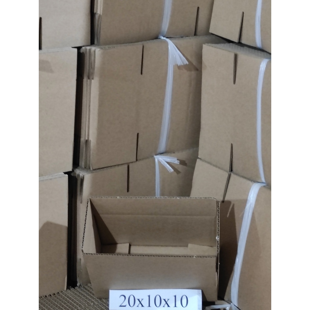 Thùng hộp carton 20x10x10 bộ 10 không in