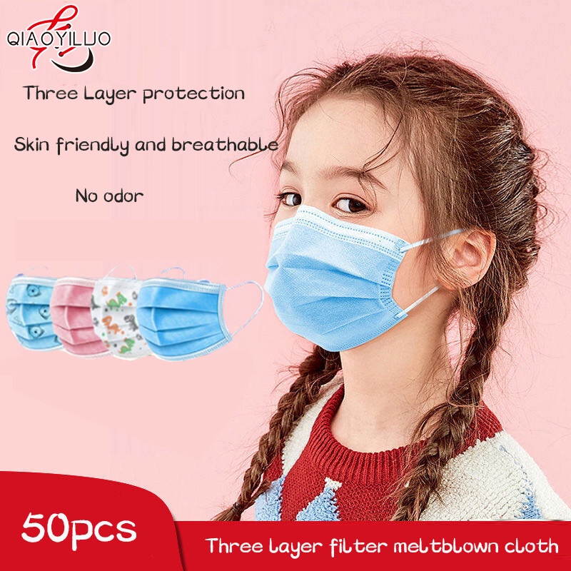 [COD] [Giao Hàng Nhanh / Đang Bán] Khẩu Trang Trẻ Em 50 Miếng. Tiền mặt để giao hàng.