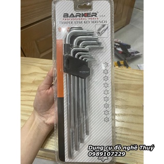 Bộ lục giác BARKER 9 cây hàng nhập xịn đầu bông và bi