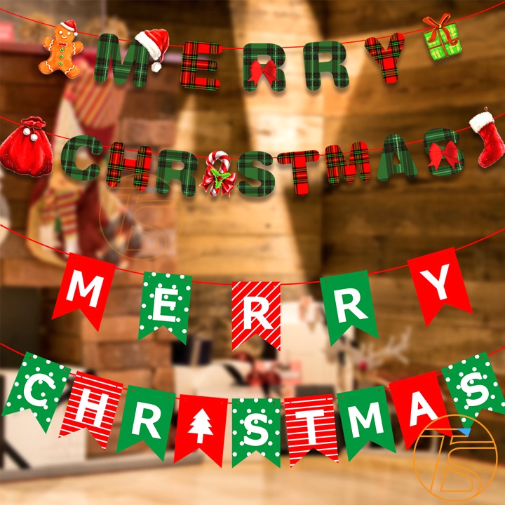 Dây Chữ Treo Trang Trí Noel, Merry Christmas Nhiều Mẫu Cho Dịp Giáng Sinh Chúc Mừng Năm Mới 2024