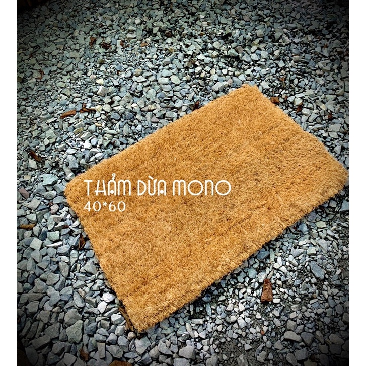 THẢM DỪA MONO- THẢM LAU CHÂN, CHÙI CHÂN MÁT XA PHONG CÁCH VINTAGE CHỐNG TRƠN TRƯỢT ĐỂ NHÀ TẮM, BAN Cong HOMESTAY