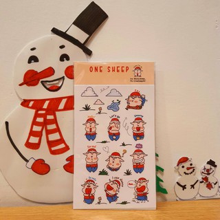 Sticker Chú Cừu dễ thương trang trí điện thoại, laptap và sổ
